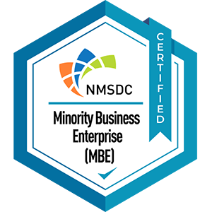 AMG badge for Certified Minority Business Enterprise